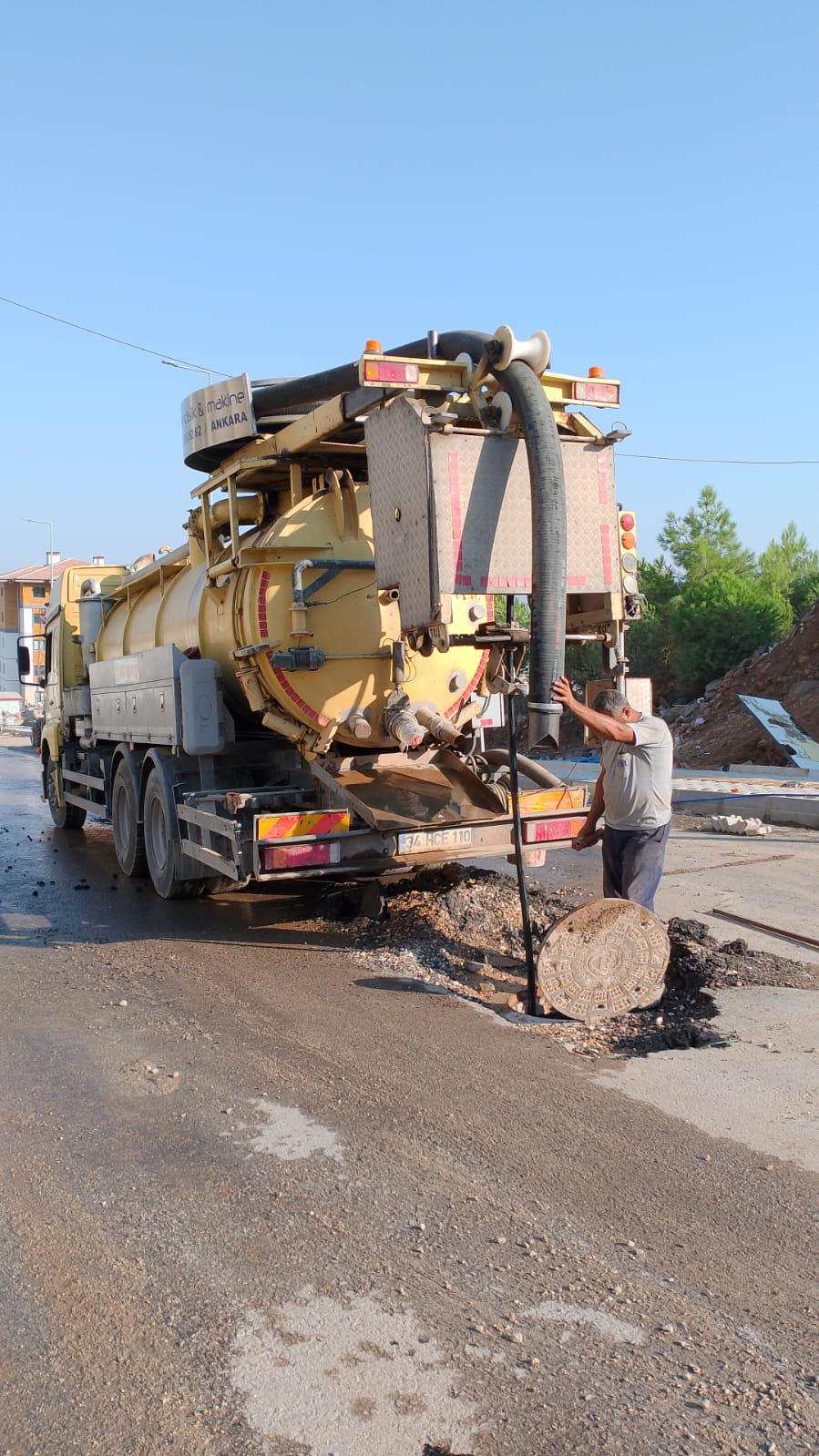 KOMBİNE KANAL AÇMA (HAT YIKAMA - VİDANJÖR HİZMETİ)